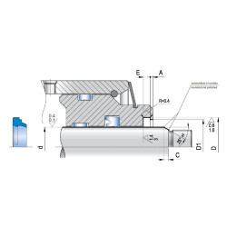 Wiper WWS 8X14X2.6 C0